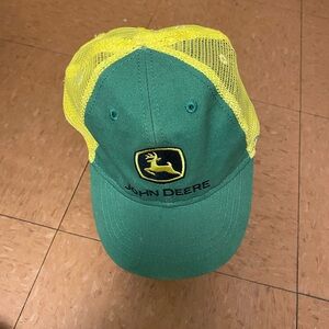 John Deere Green and Yellow Mesh Cap